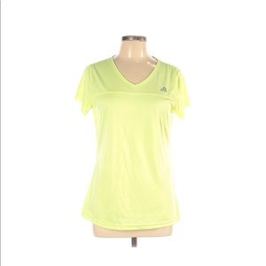 Neon Yellow Adidas Gym Shirt